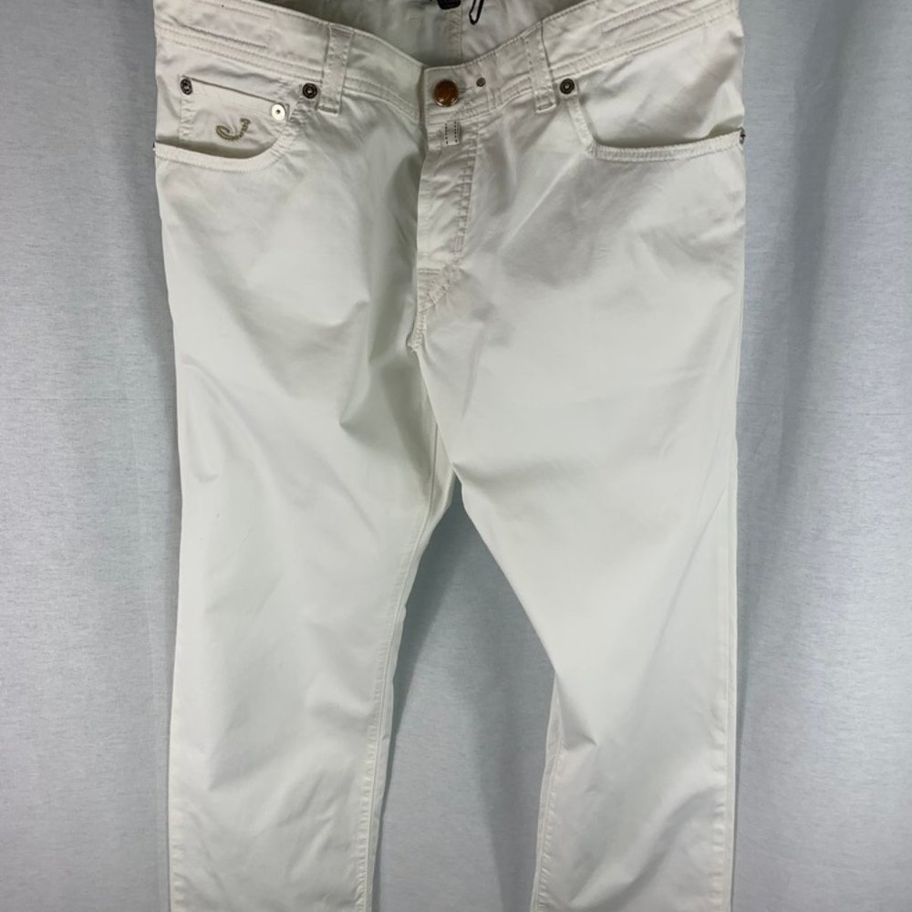 Jacob Cohen White J620 Comfort Jean